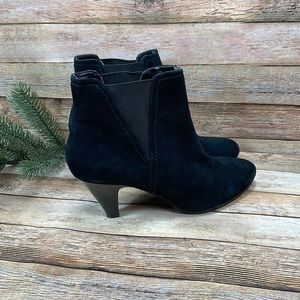Via Neroli Black Heeled Ankle Boot Size 7.5